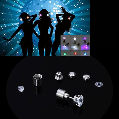 Glow LED Light Up Flash Earing Stud