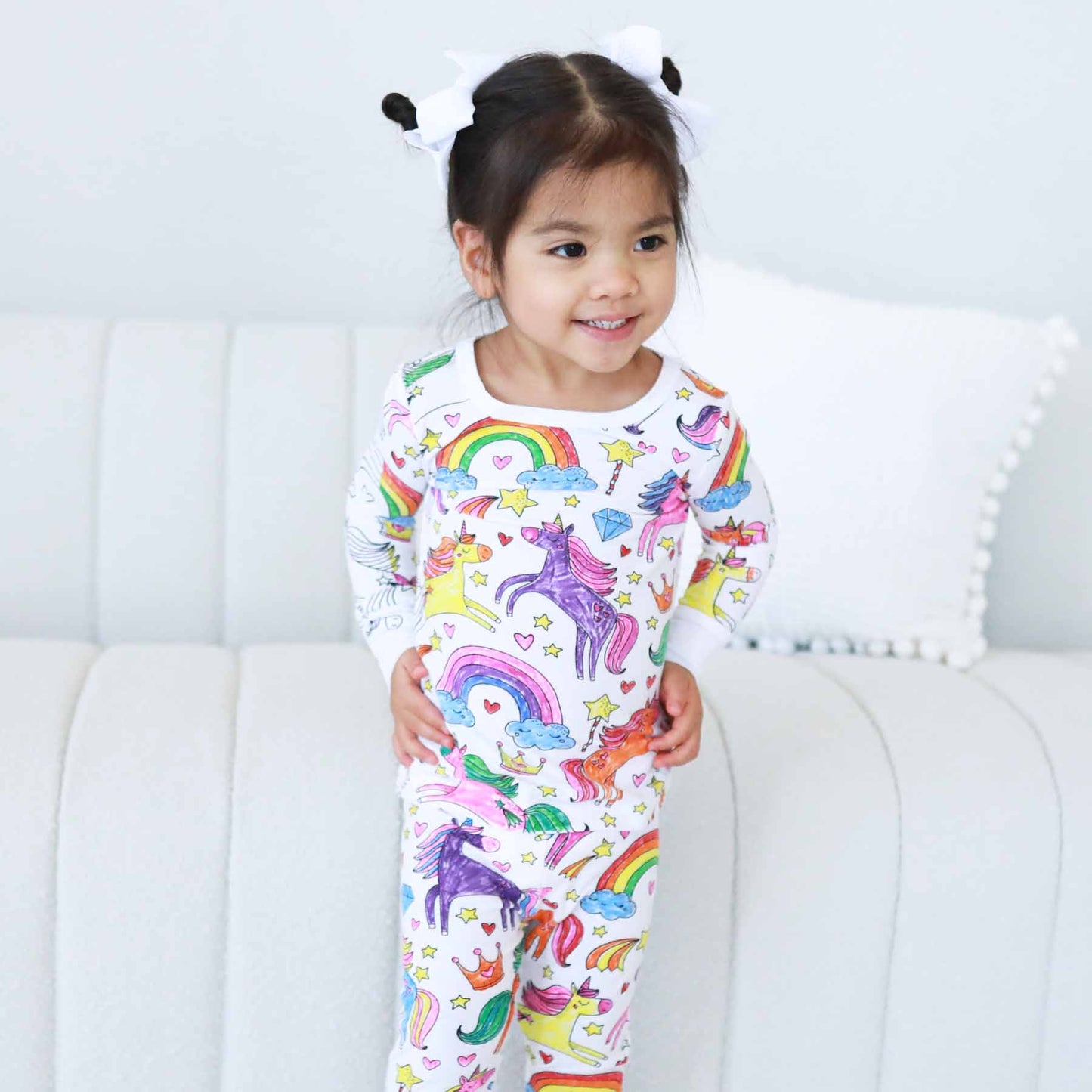 Colorable Two Piece Pajama Set, Color-Me Cozy