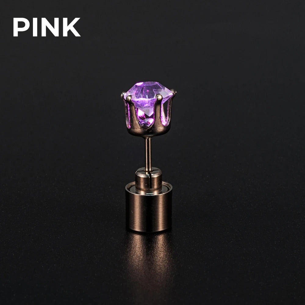 Glow LED Light Up Flash Earing Stud